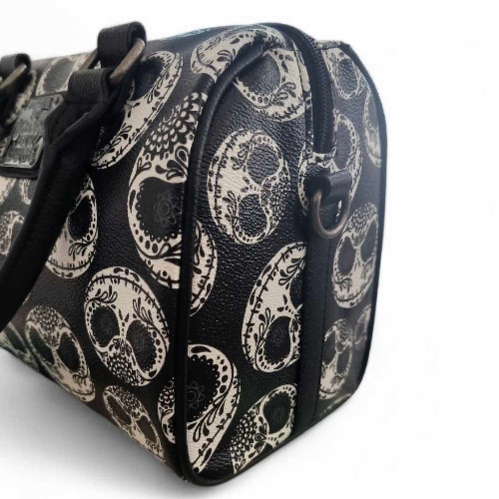 Loungefly Disney The Nightmare Before Christmas Jack Sugar Skull Barrel Bag Set - Picture 9 of 16